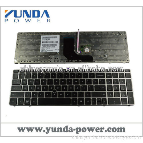 Brand New Laptop Good Quality Keboard for HP 6560B GRAY FRAME BLACK(With Point stick)